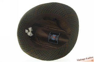 © VintageHatter.com | v-6014-56-2 Visserhoed trilby Royal donker groen wolmix 56 Visserhoed trilby Royal donker groen wolmix 56